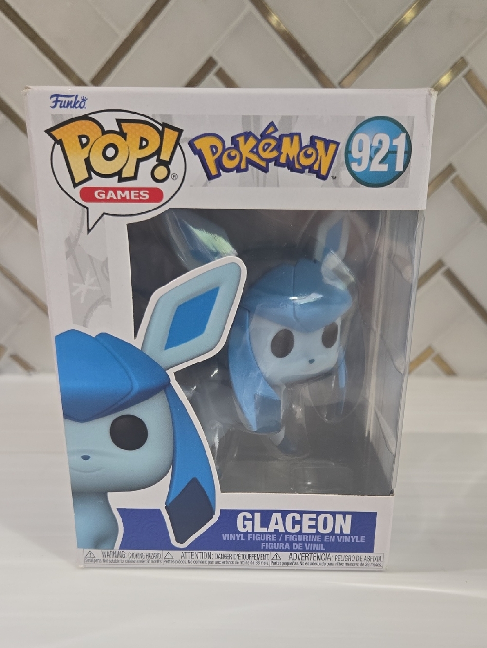 Funko Glaceon Pop! Vinyl Figure - Light Blue and Blue 921